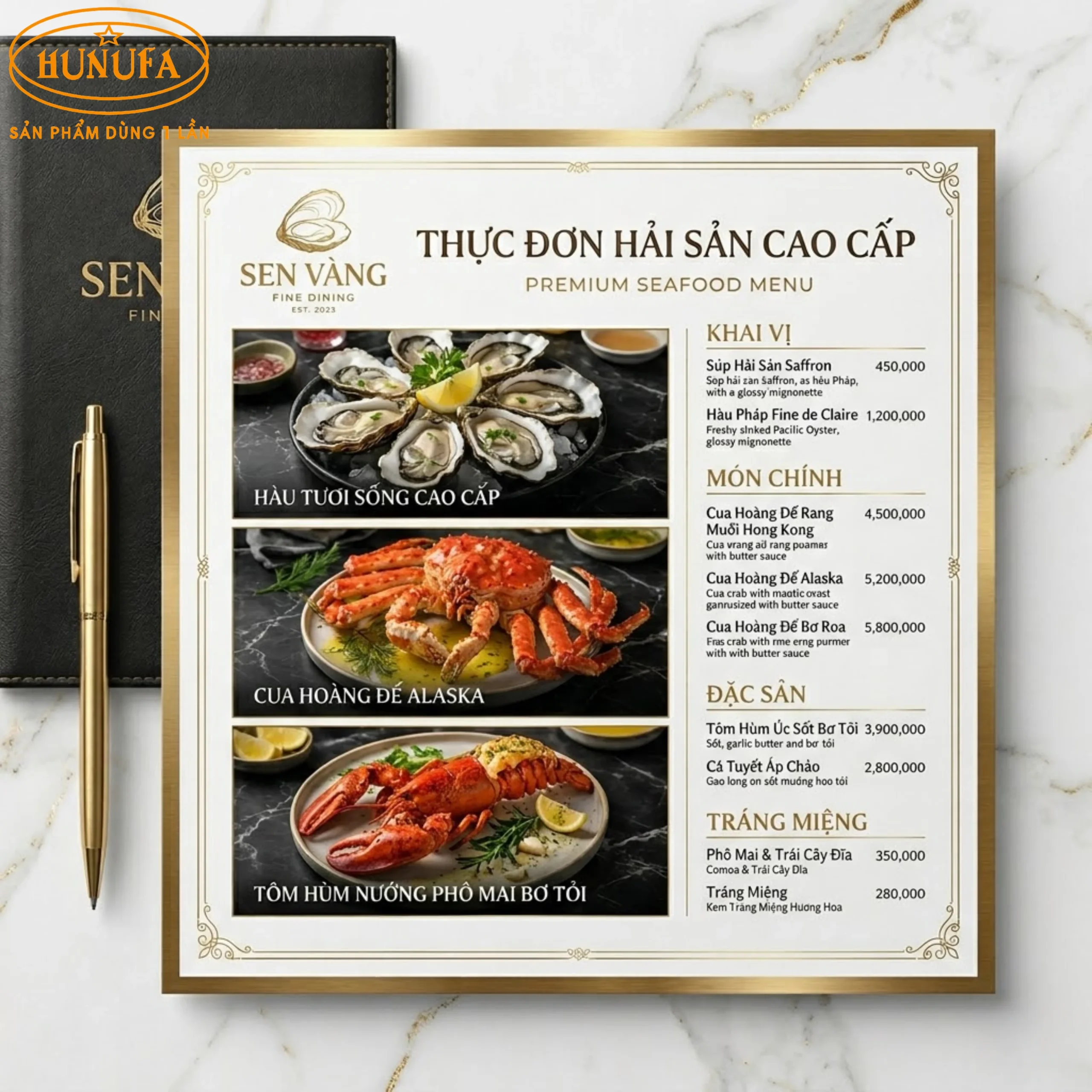 36+ Mẫu thiết kế menu quán ốc chuyên nghiệp giúp tăng doanh thu cho quán