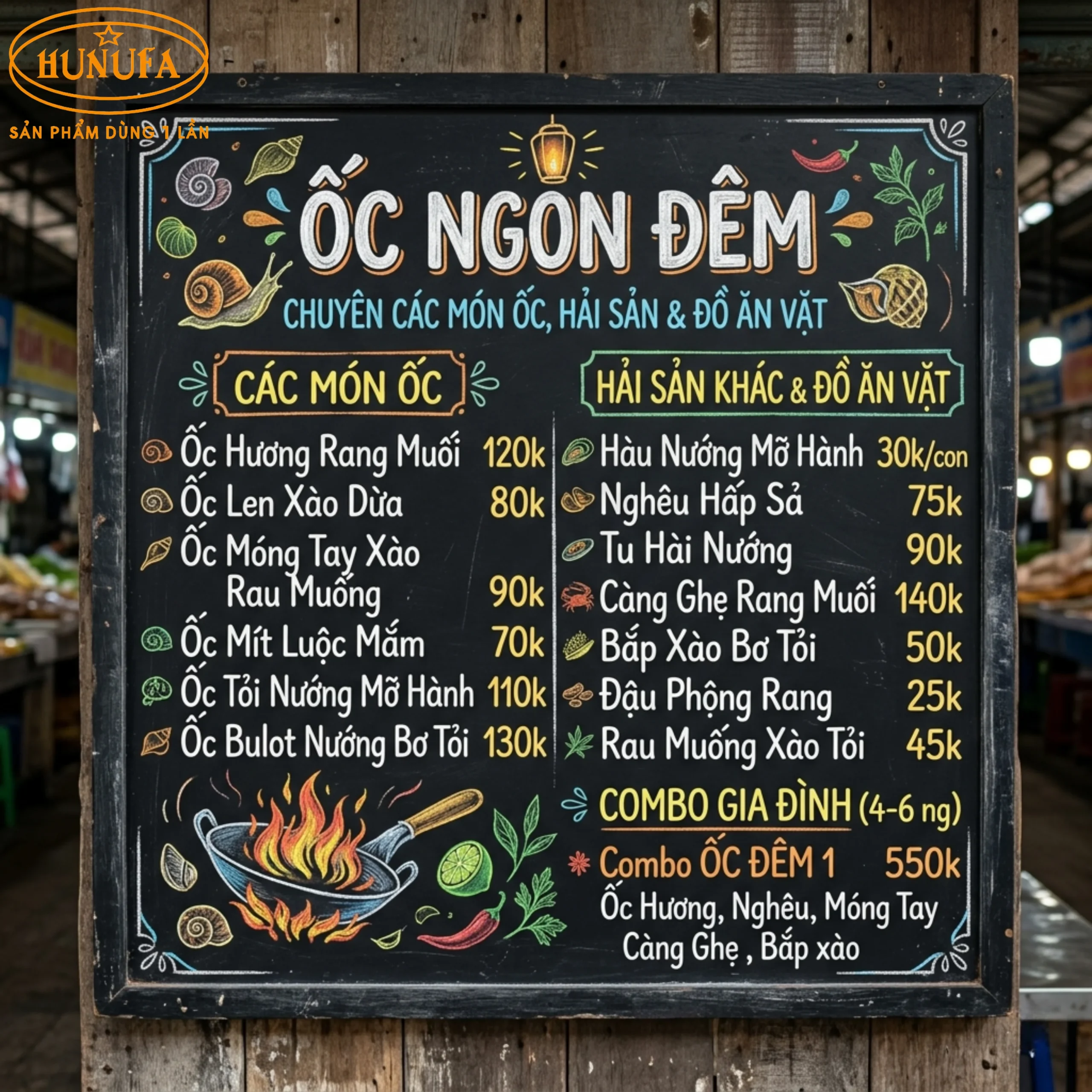 36+ Mẫu thiết kế menu quán ốc chuyên nghiệp giúp tăng doanh thu cho quán