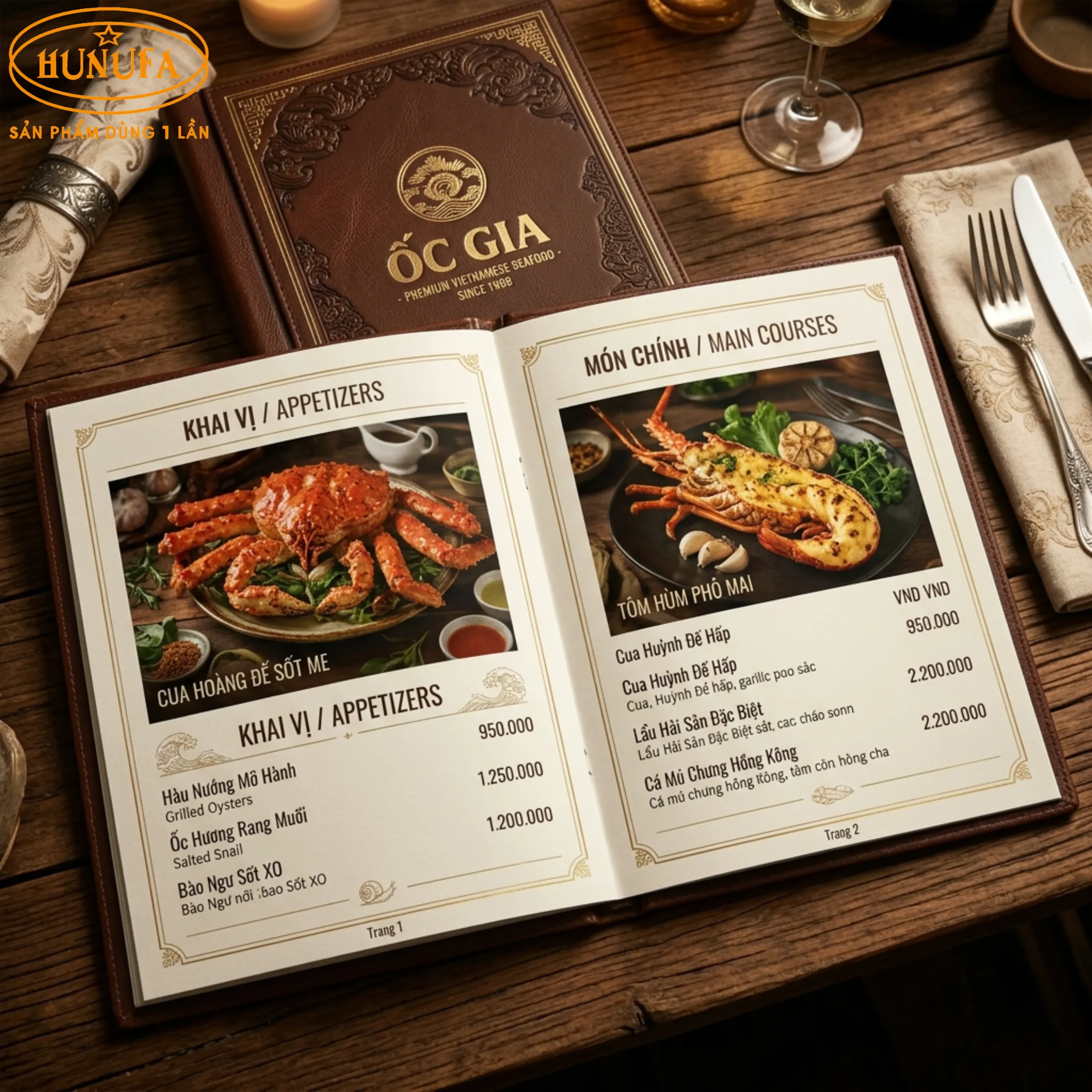 36+ Mẫu thiết kế menu quán ốc chuyên nghiệp giúp tăng doanh thu cho quán