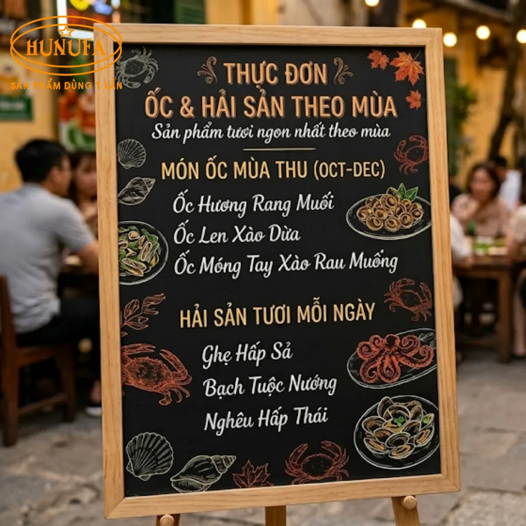 36+ Mẫu thiết kế menu quán ốc chuyên nghiệp giúp tăng doanh thu cho quán