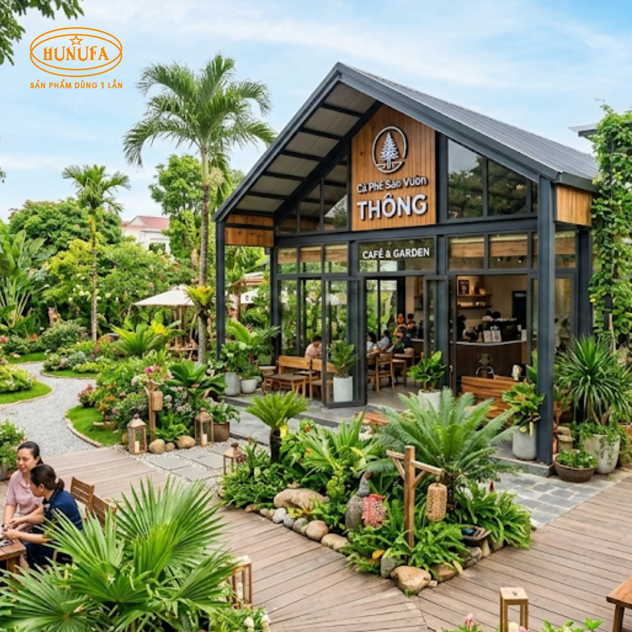 10+ Mẫu thiết kế quán cafe nhà tiền chế đẹp, hiện đại và tiết kiệm chi phí