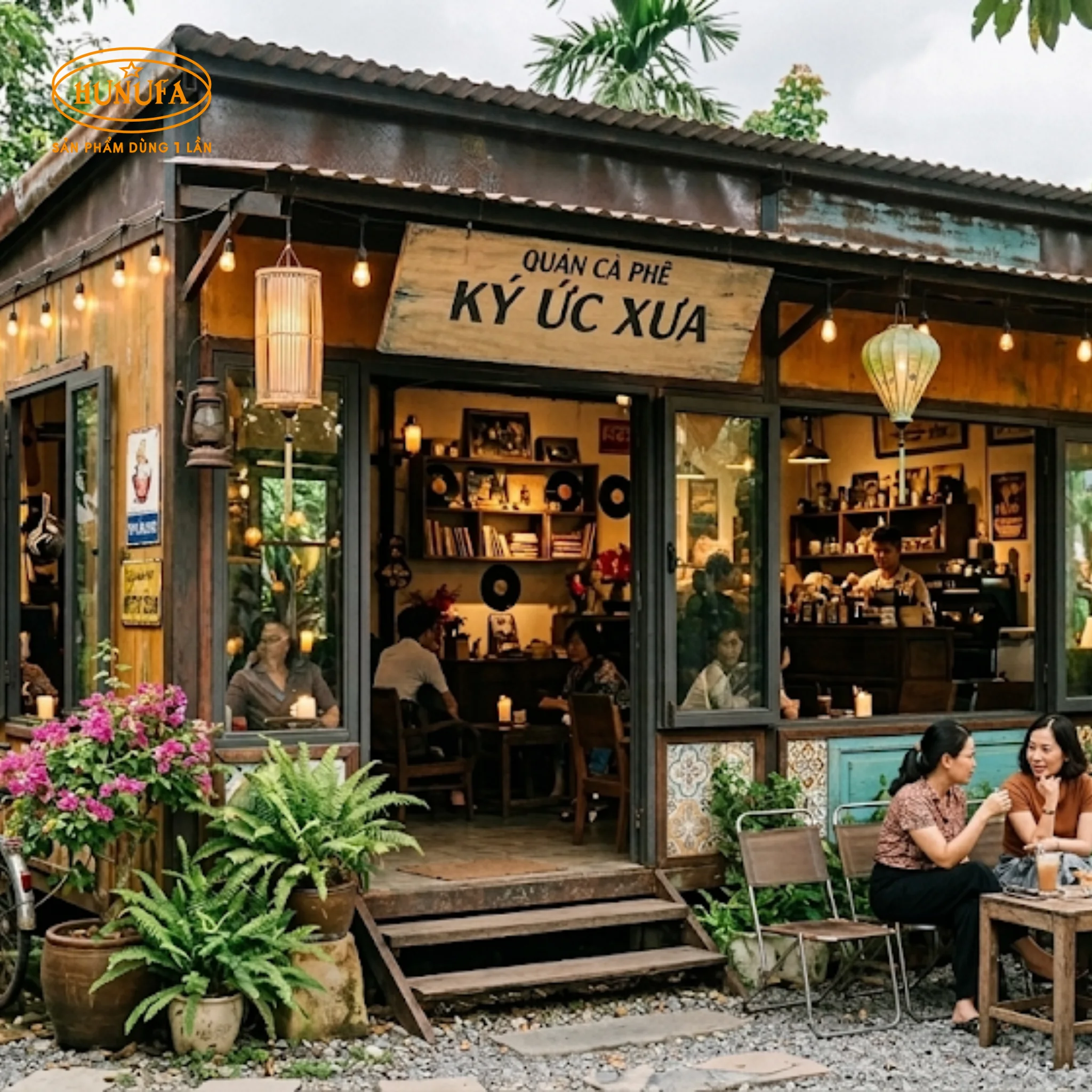 10+ Mẫu thiết kế quán cafe nhà tiền chế đẹp, hiện đại và tiết kiệm chi phí