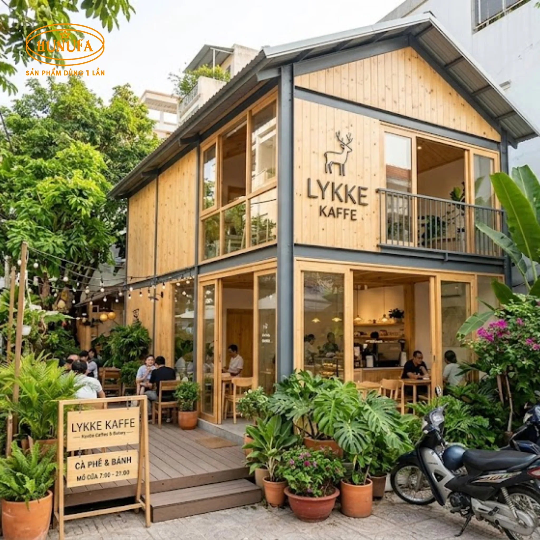 10+ Mẫu thiết kế quán cafe nhà tiền chế đẹp, hiện đại và tiết kiệm chi phí