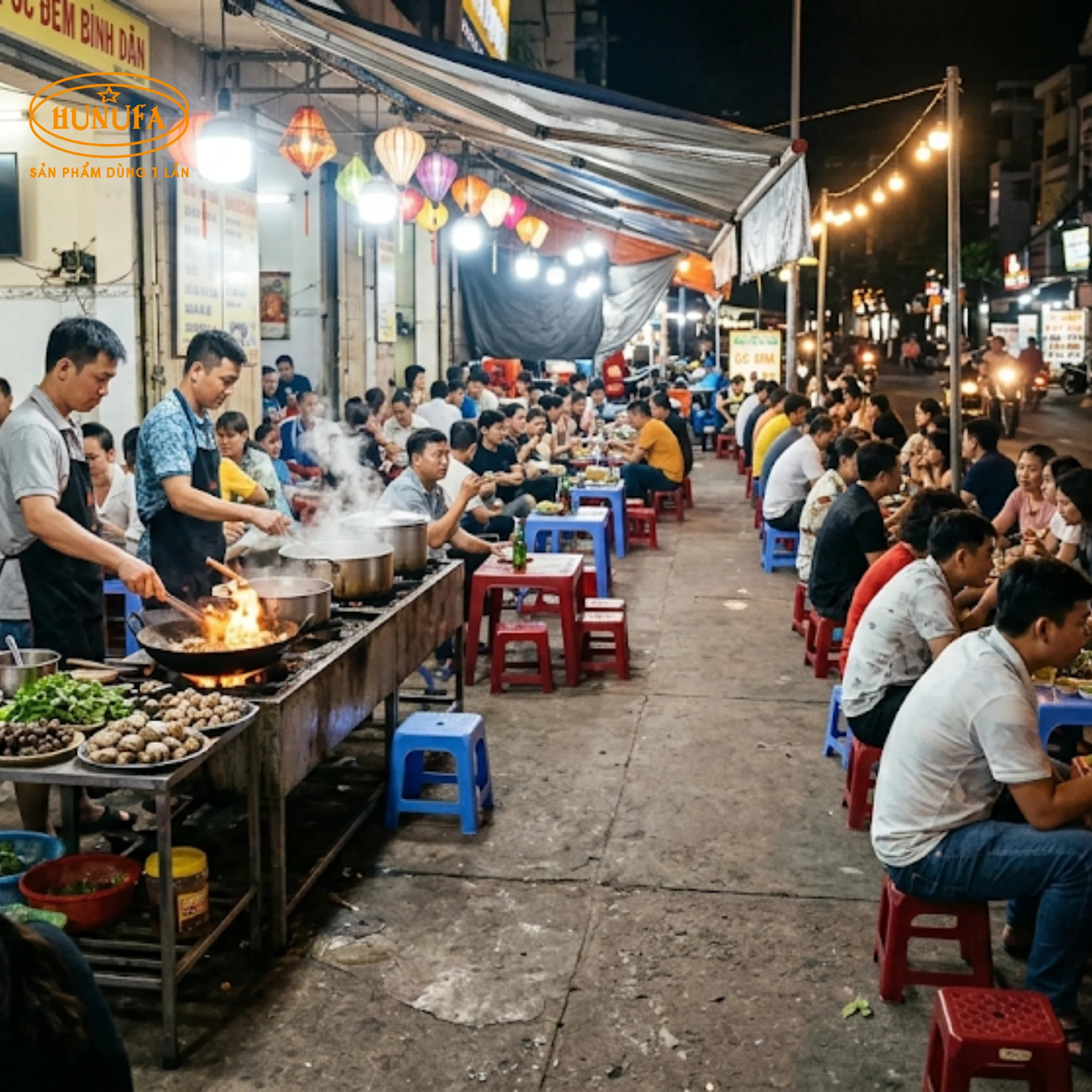 15+ Mẫu trang trí quán ốc vỉa hè đẹp, tiết kiệm chi phí