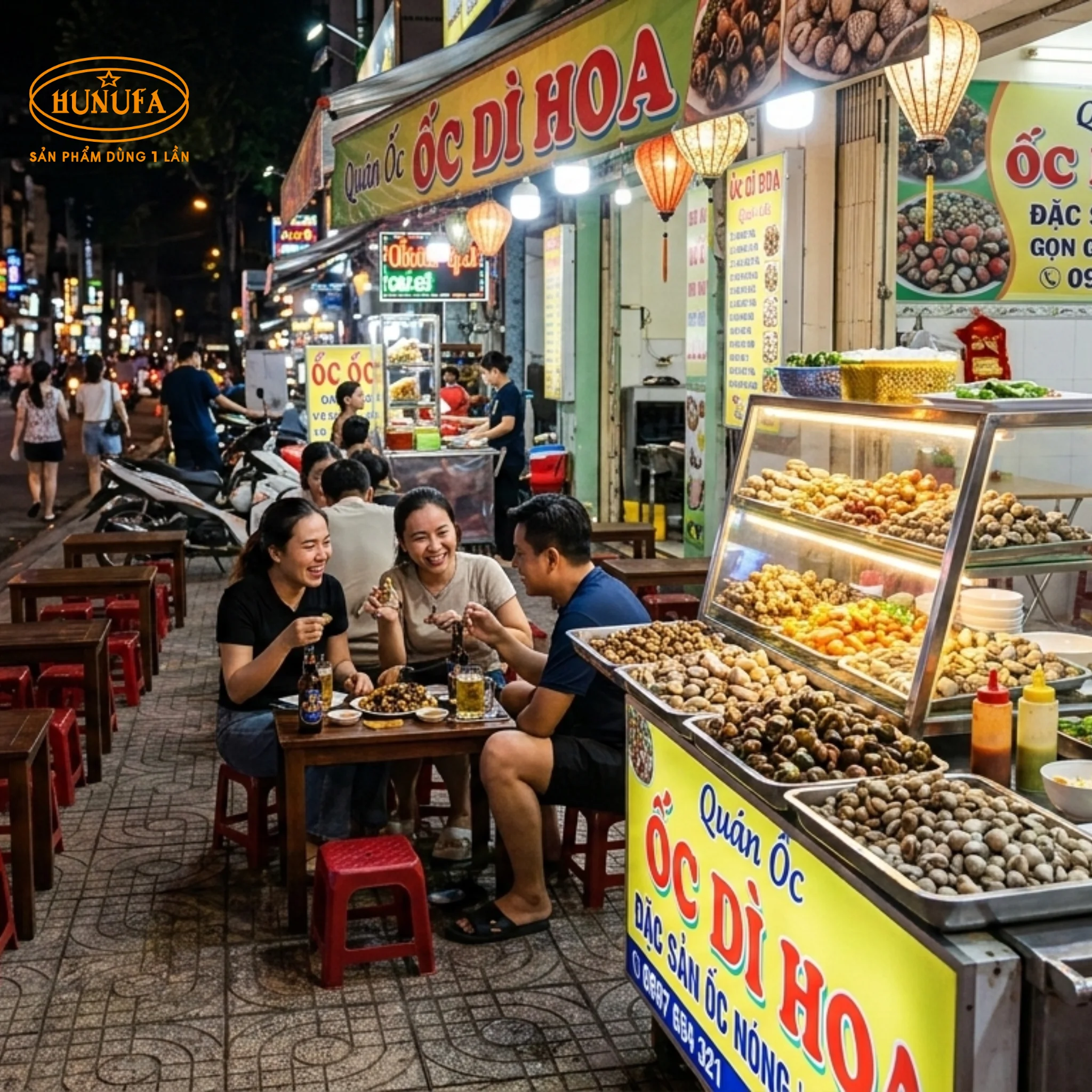 15+ Mẫu trang trí quán ốc vỉa hè đẹp, tiết kiệm chi phí