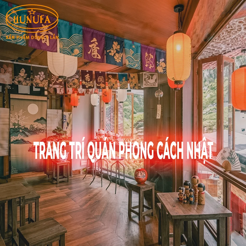 trang trí quán phong cách Nhật