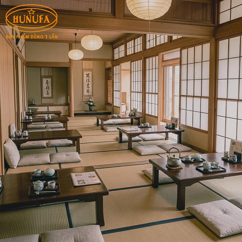 trang trí quán phong cách Nhật