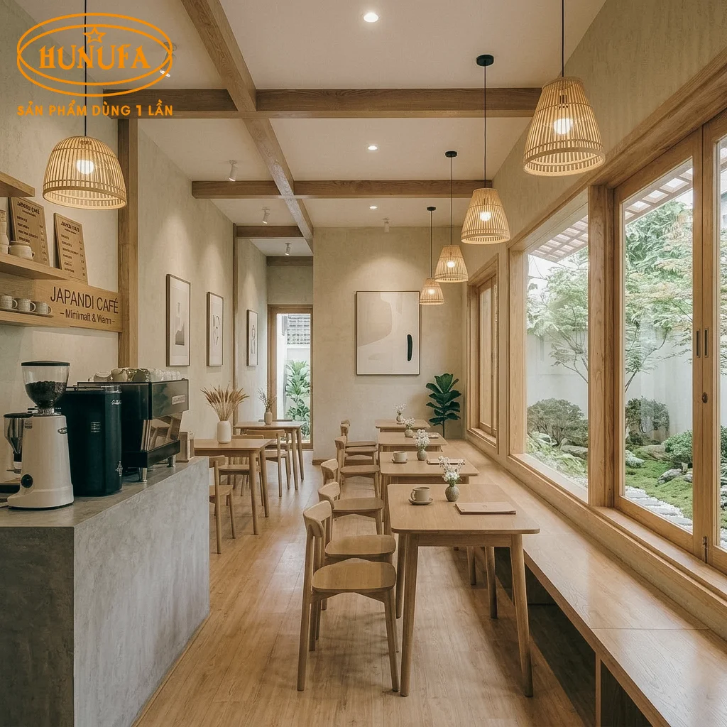 trang trí quán phong cách Nhật