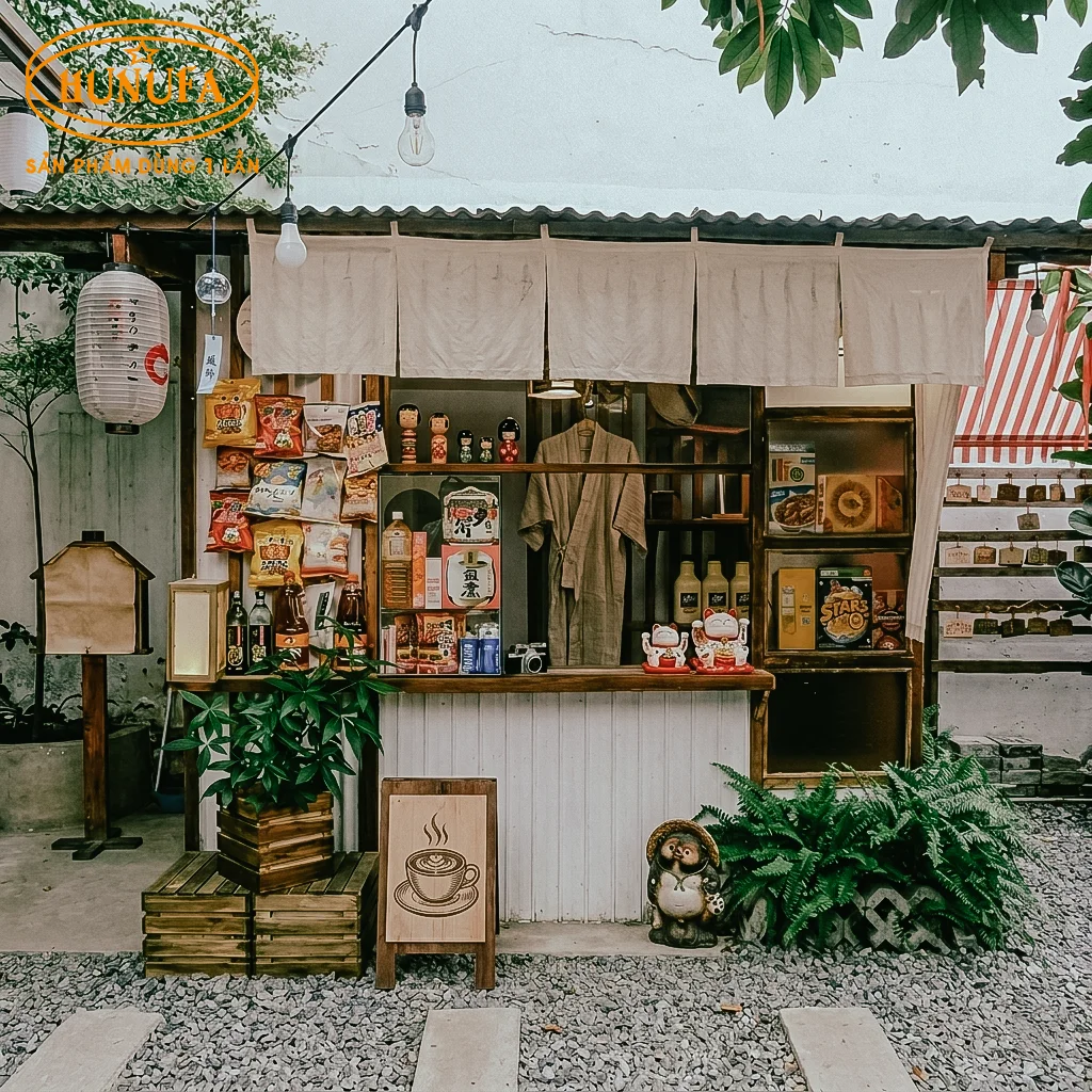 trang trí quán phong cách Nhật