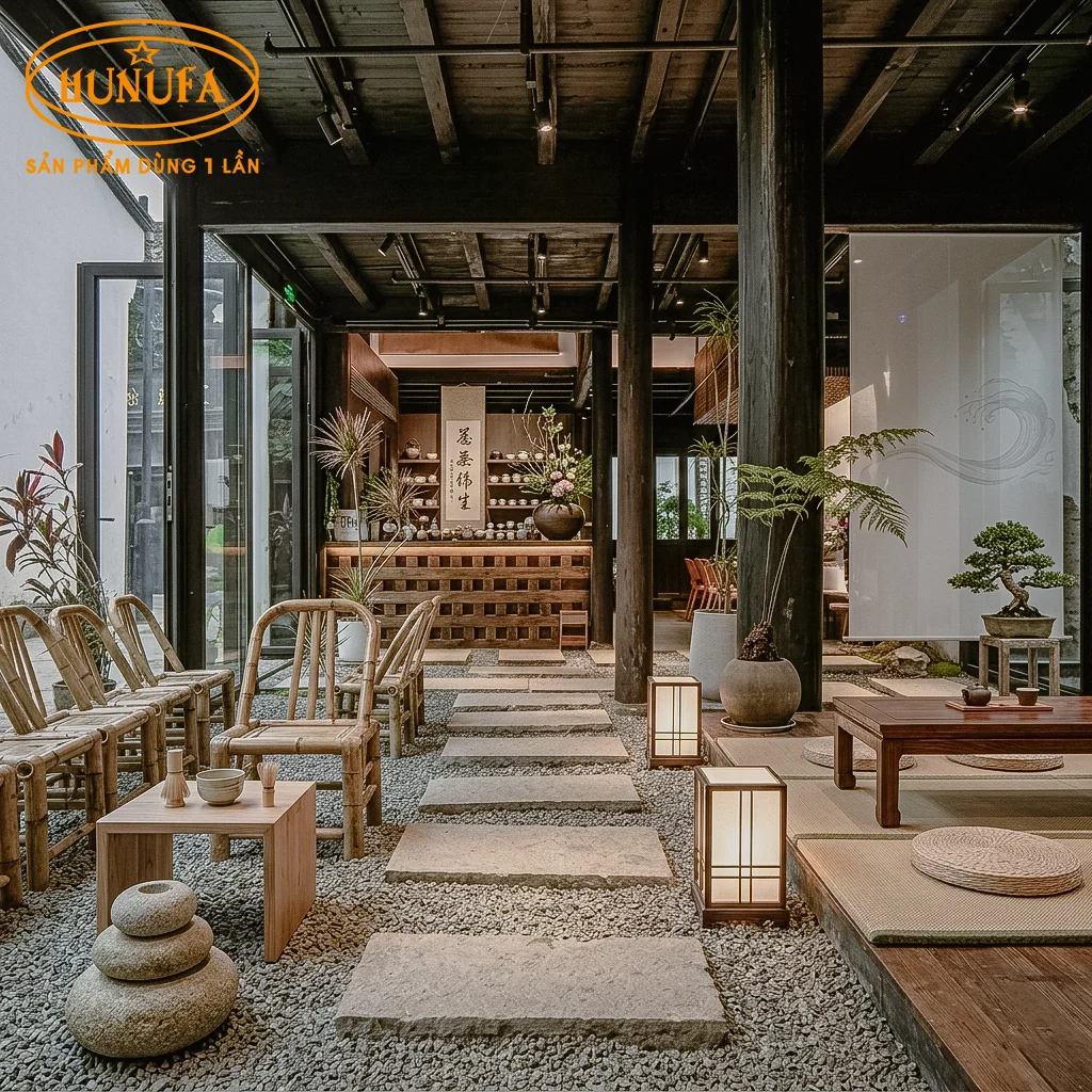 trang trí quán phong cách Nhật