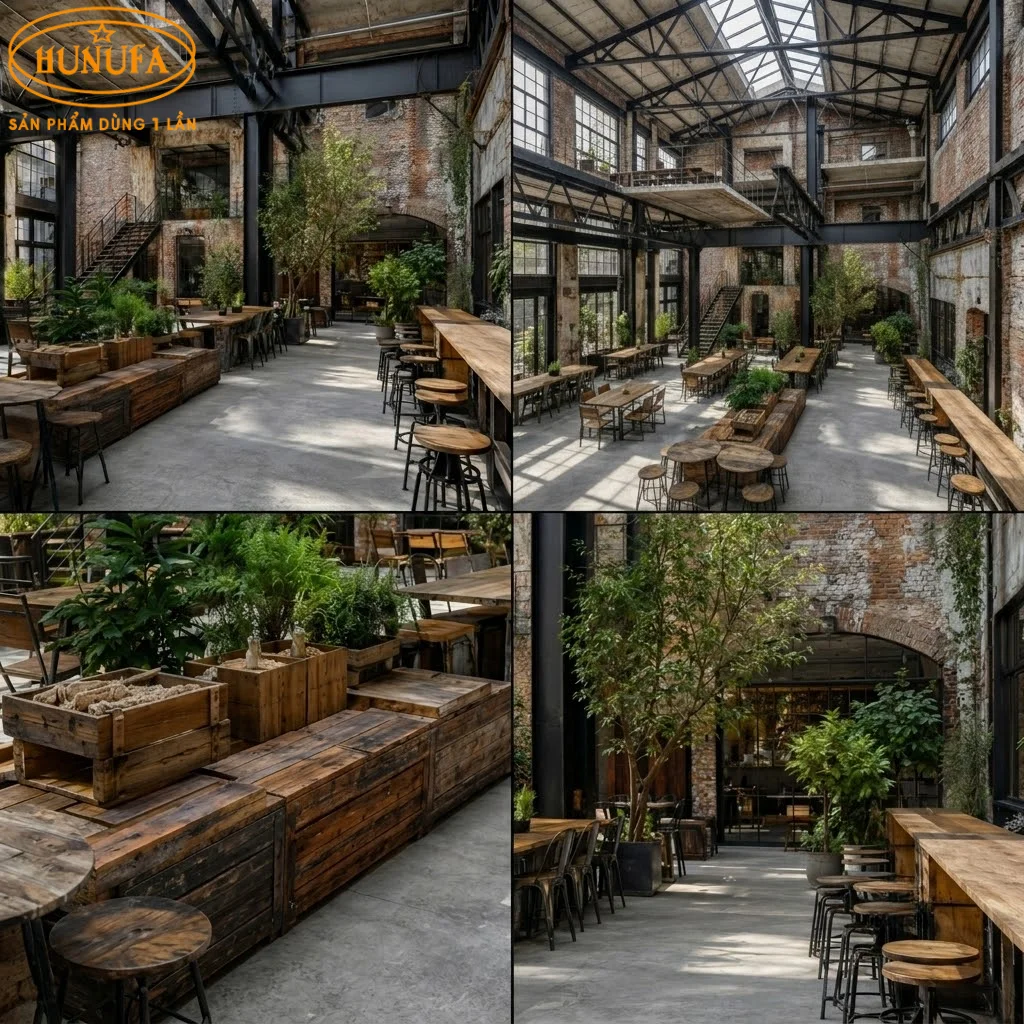 Mẫu thiết kế trang trí quán cà phê sân vườn đẹp, ấn tượng