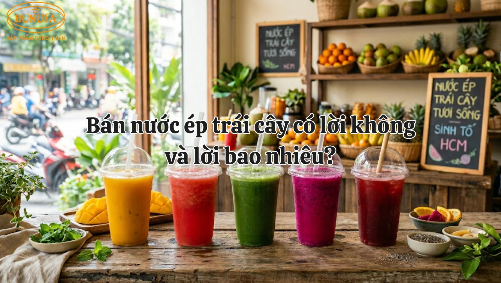 Bán nước ép trái cây có lời không và lời bao nhiêu?