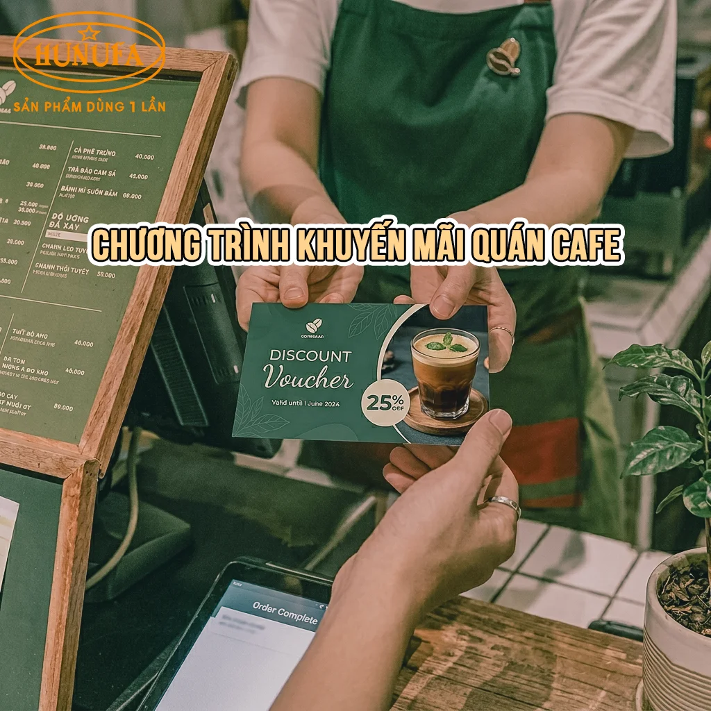 chương trình khuyến mãi quán cafe