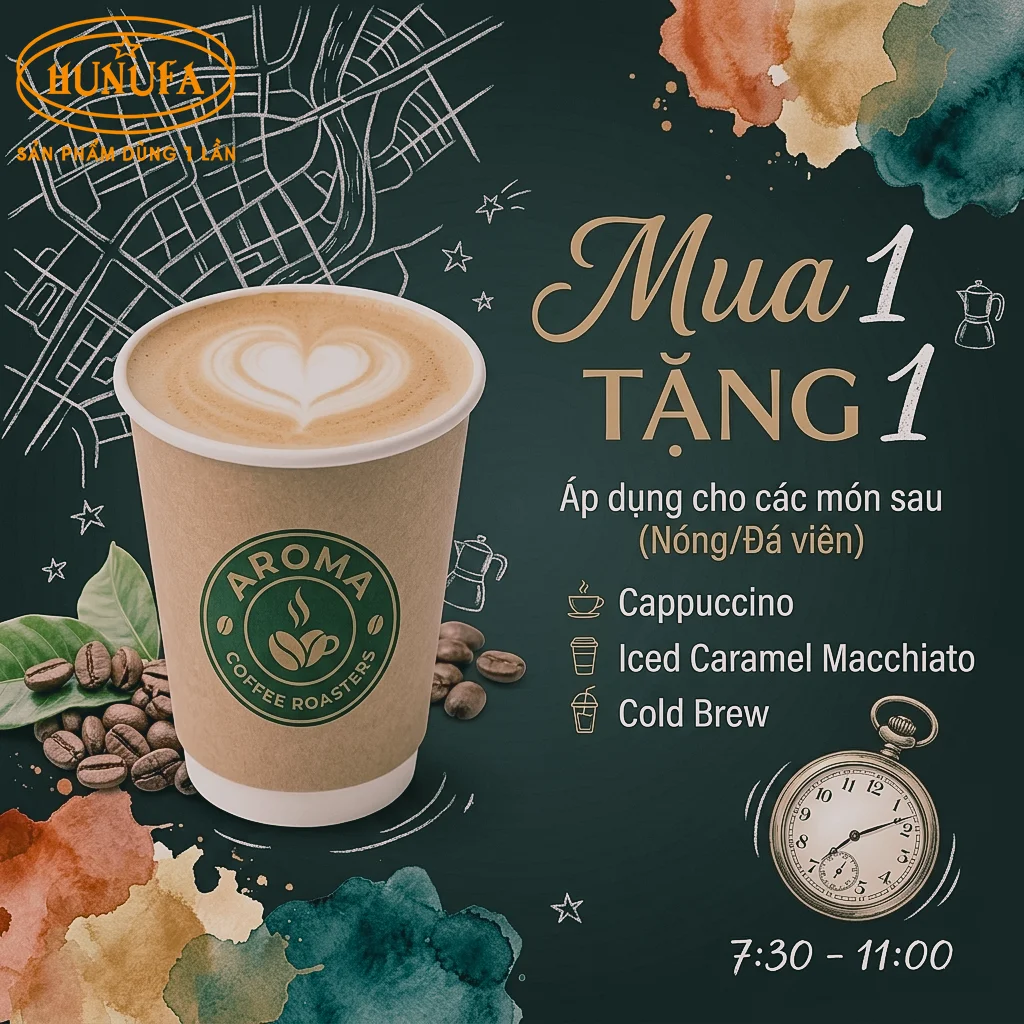 chương trình khuyến mãi quán cafe