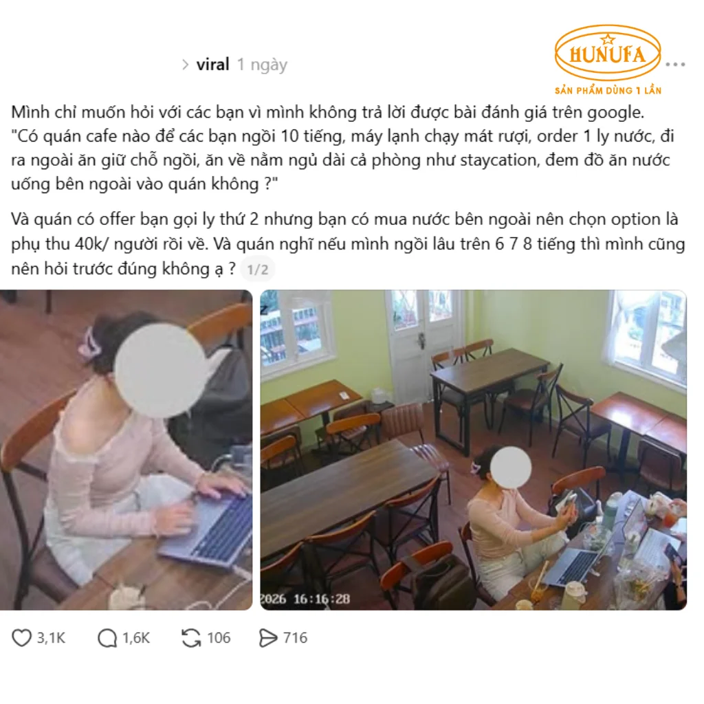 ĐI CAFE GỌI 1 CỐC NƯỚC 10 TIẾNG… NHÓM BẠN NỮ VỀ ĐÁNH GIÁ QUÁN 1 SAO