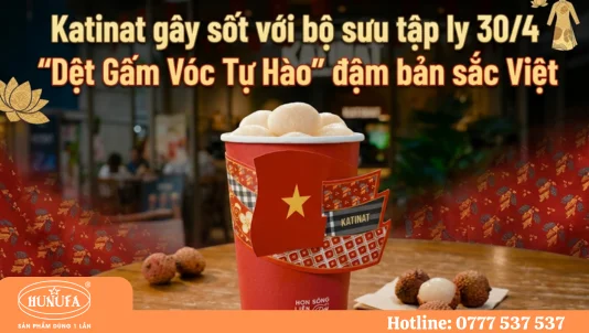 Katinat gây sốt với bộ sưu tập ly 30/4 “Dệt Gấm Vóc Tự Hào” đậm bản sắc Việt