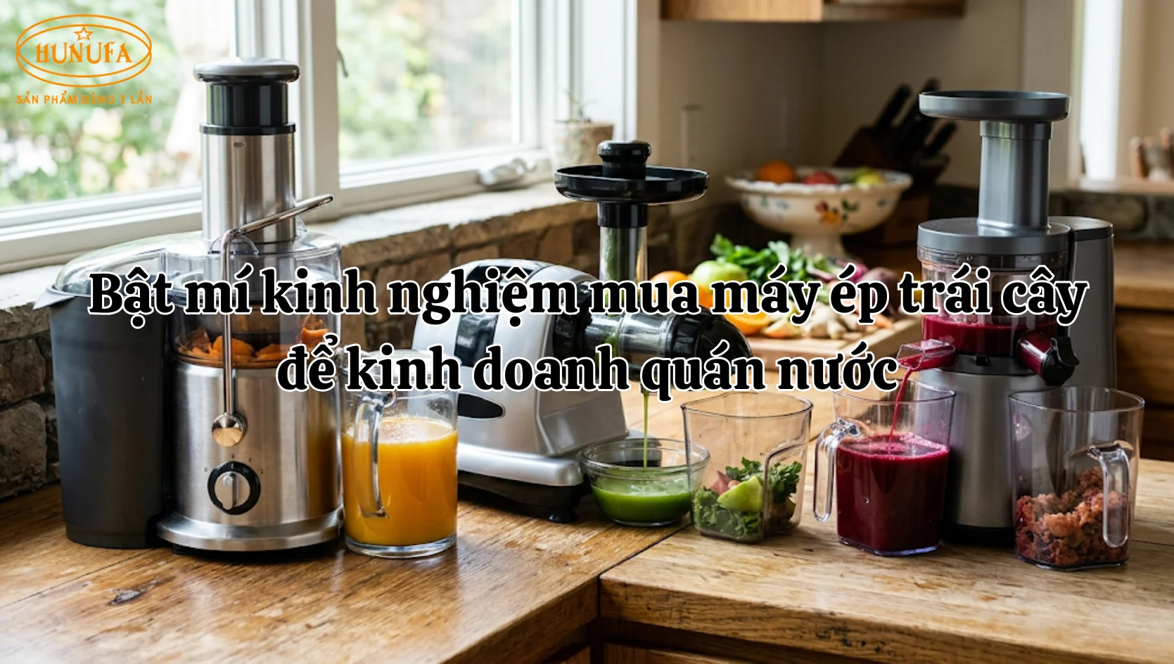Bật mí kinh nghiệm mua máy ép trái cây  để kinh doanh quán nước