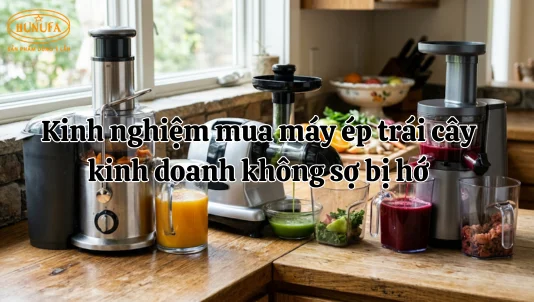 Kinh nghiệm mua máy ép trái cây kinh doanh không sợ bị "hớ"