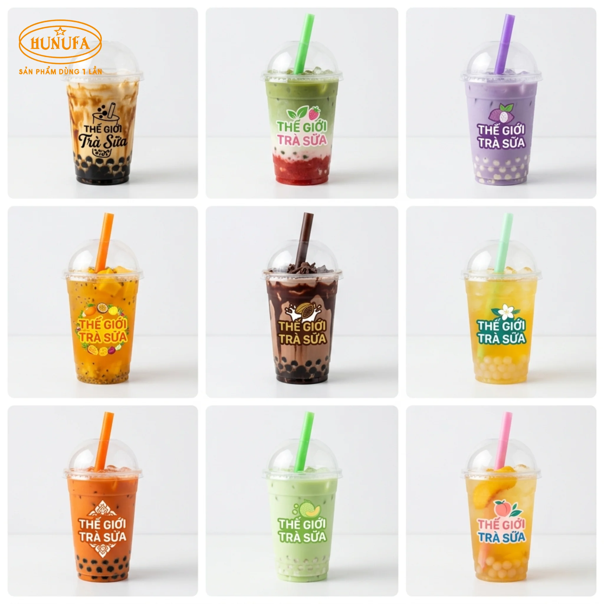 99+ Mẫu ly nhựa thế giới trà sữa đẹp, thiết kế logo hot trend, hút khách