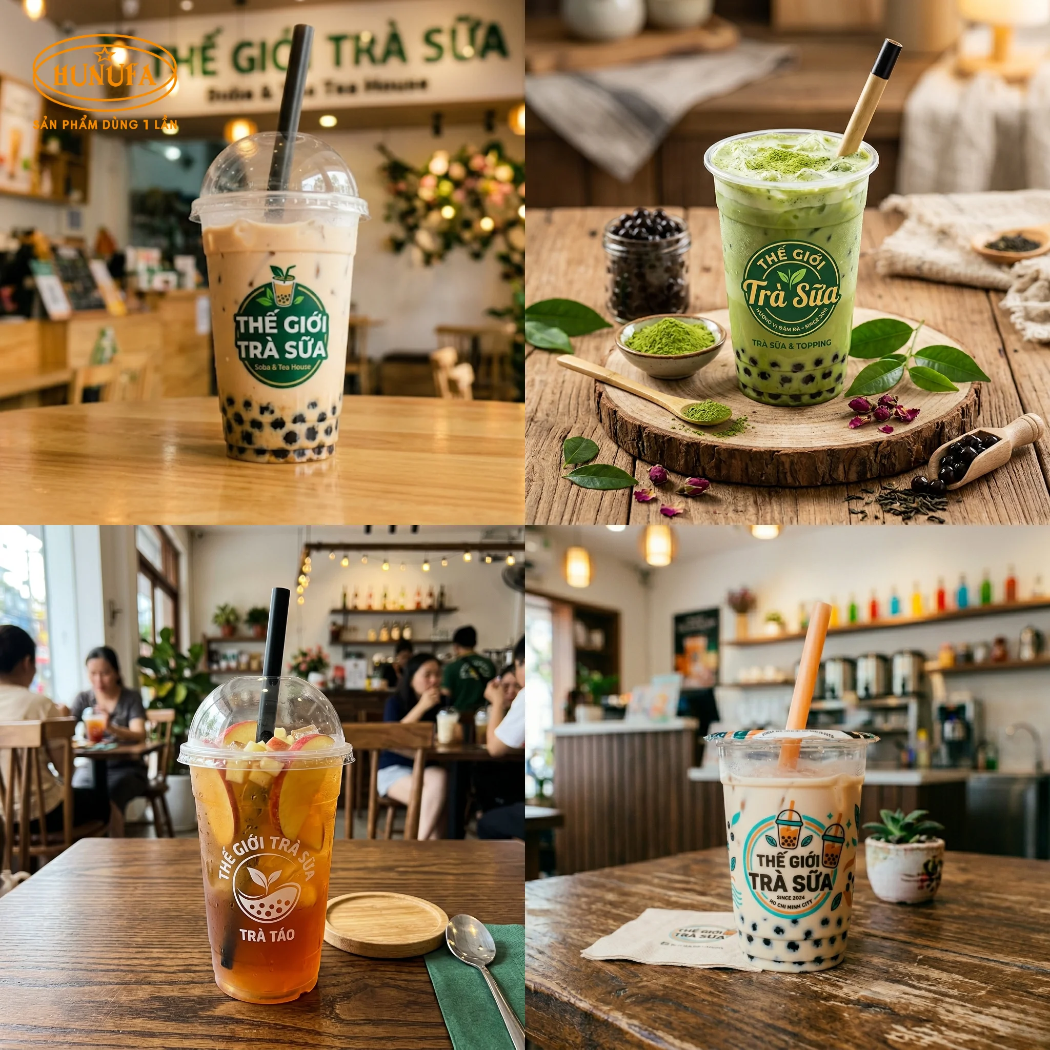 99+ Mẫu ly nhựa thế giới trà sữa đẹp, thiết kế logo hot trend, hút khách