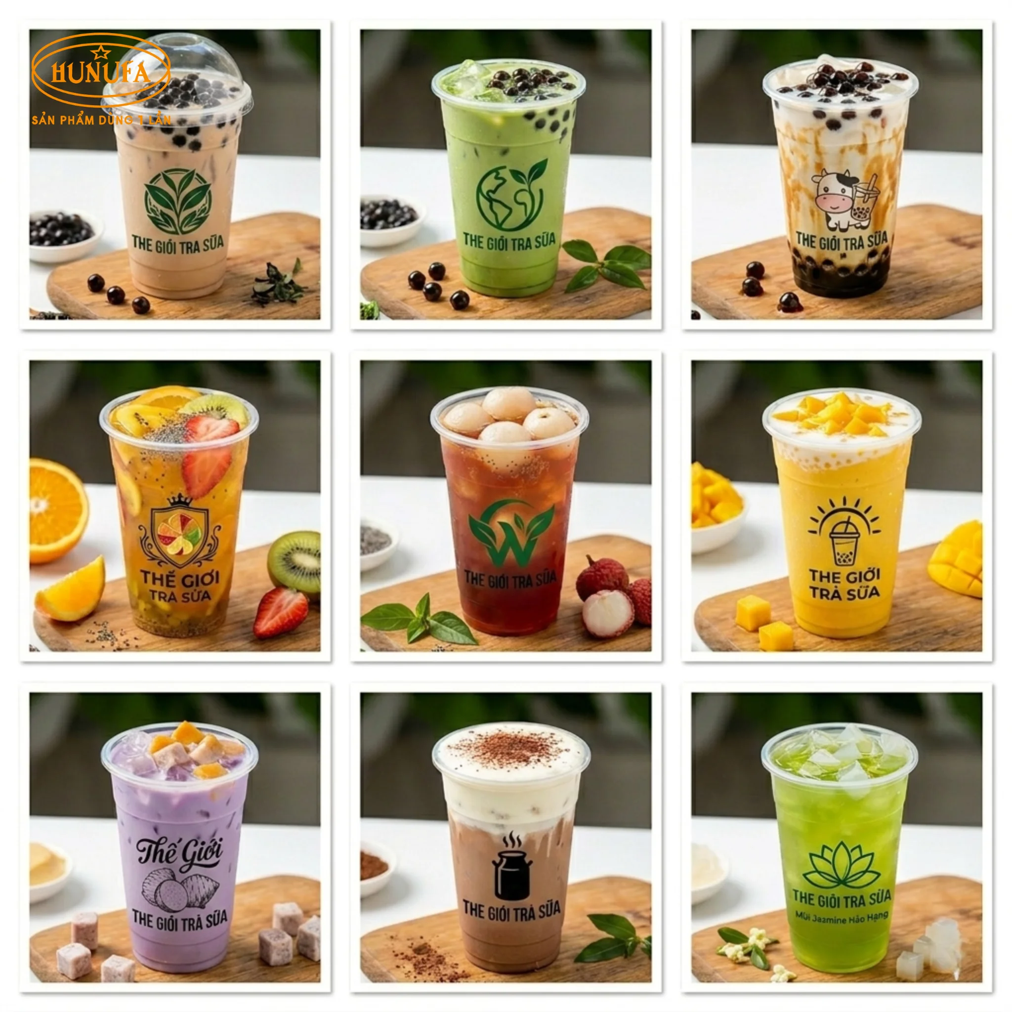 99+ Mẫu ly nhựa thế giới trà sữa đẹp, thiết kế logo hot trend, hút khách