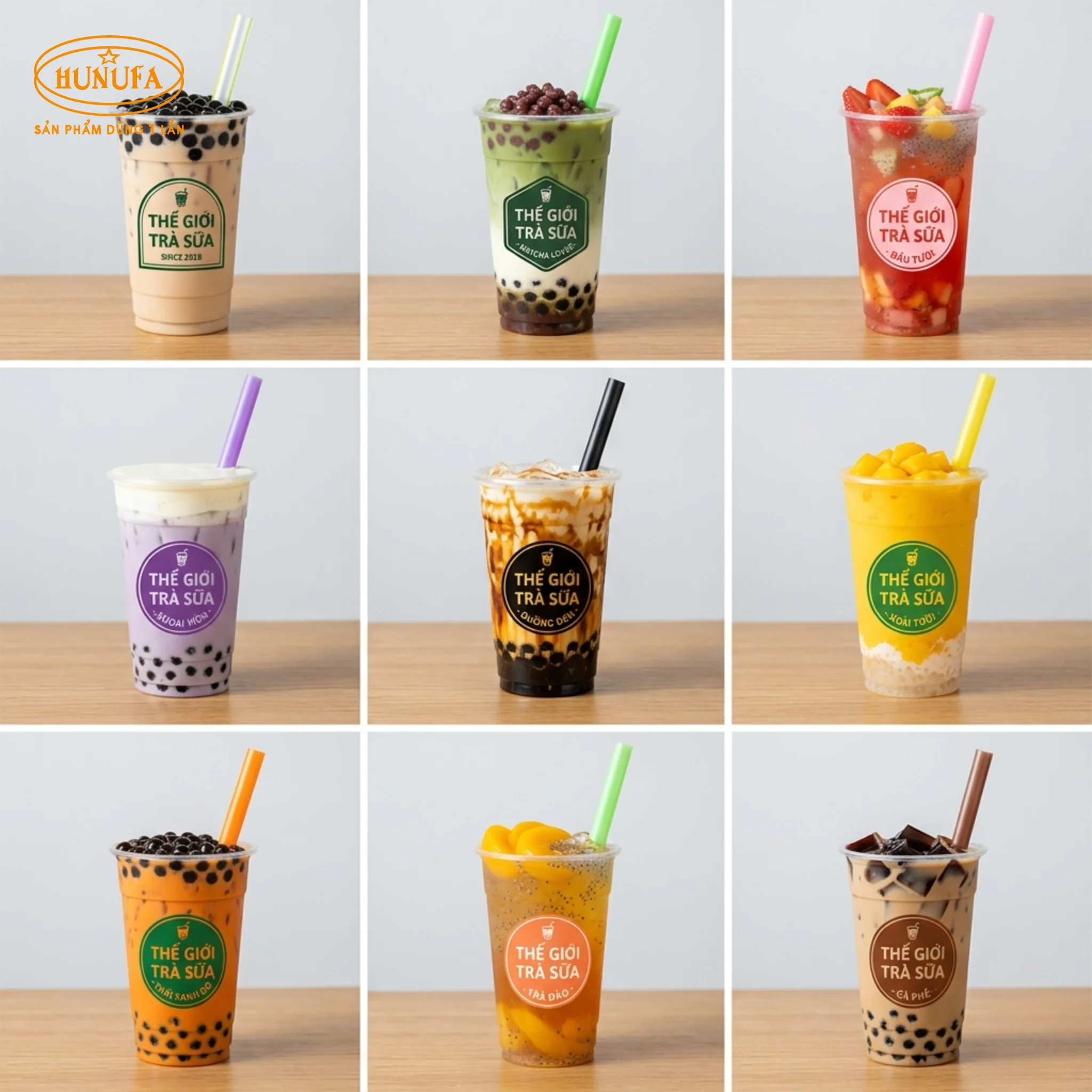99+ Mẫu ly nhựa thế giới trà sữa đẹp, thiết kế logo hot trend, hút khách