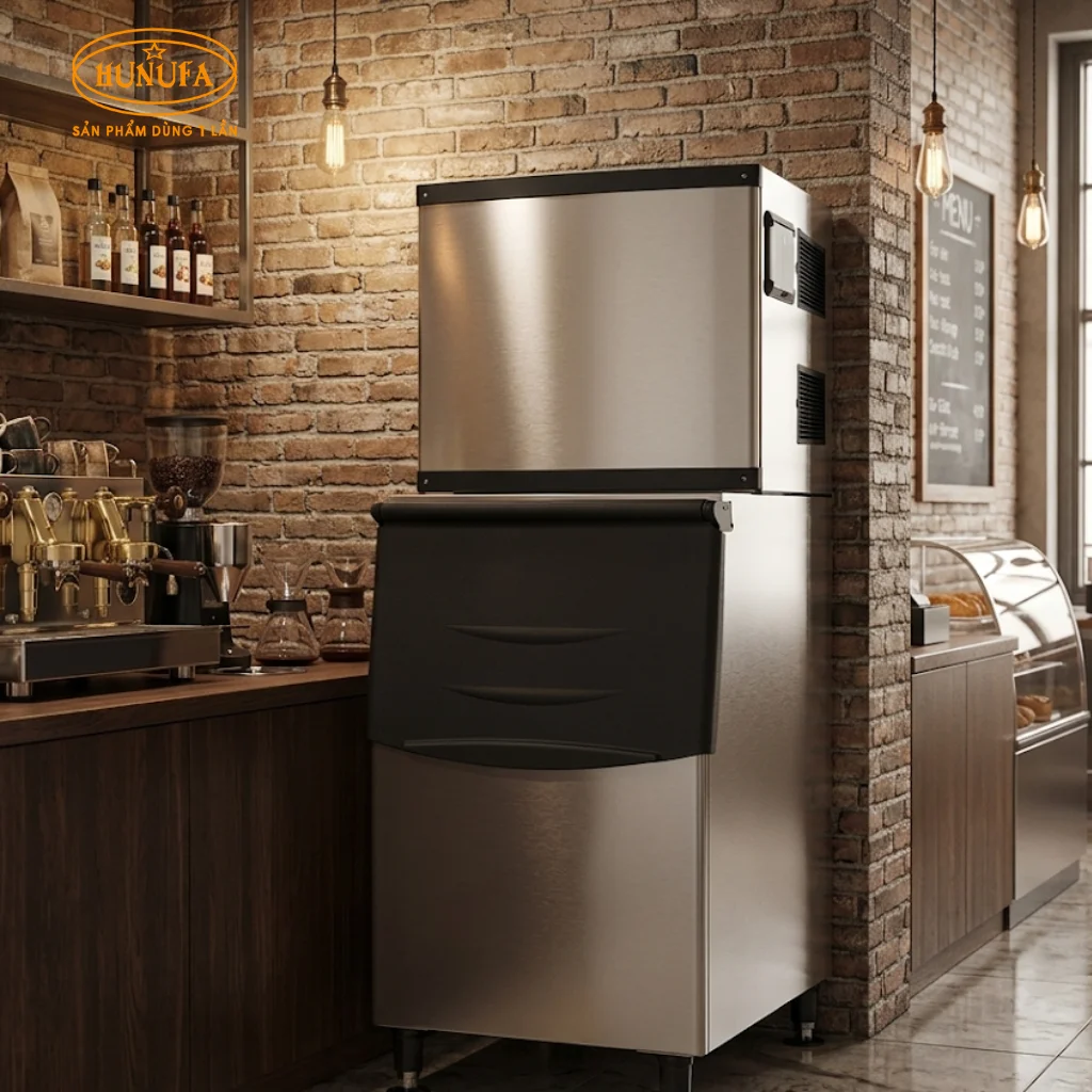 Top 6 máy làm đá cho quán cafe bền tốt và kinh nghiệm chọn mua cho người mới