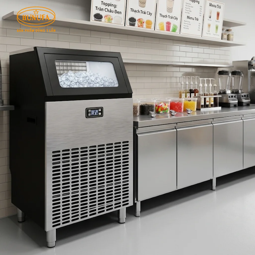 Top 6 máy làm đá cho quán cafe bền tốt và kinh nghiệm chọn mua cho người mới