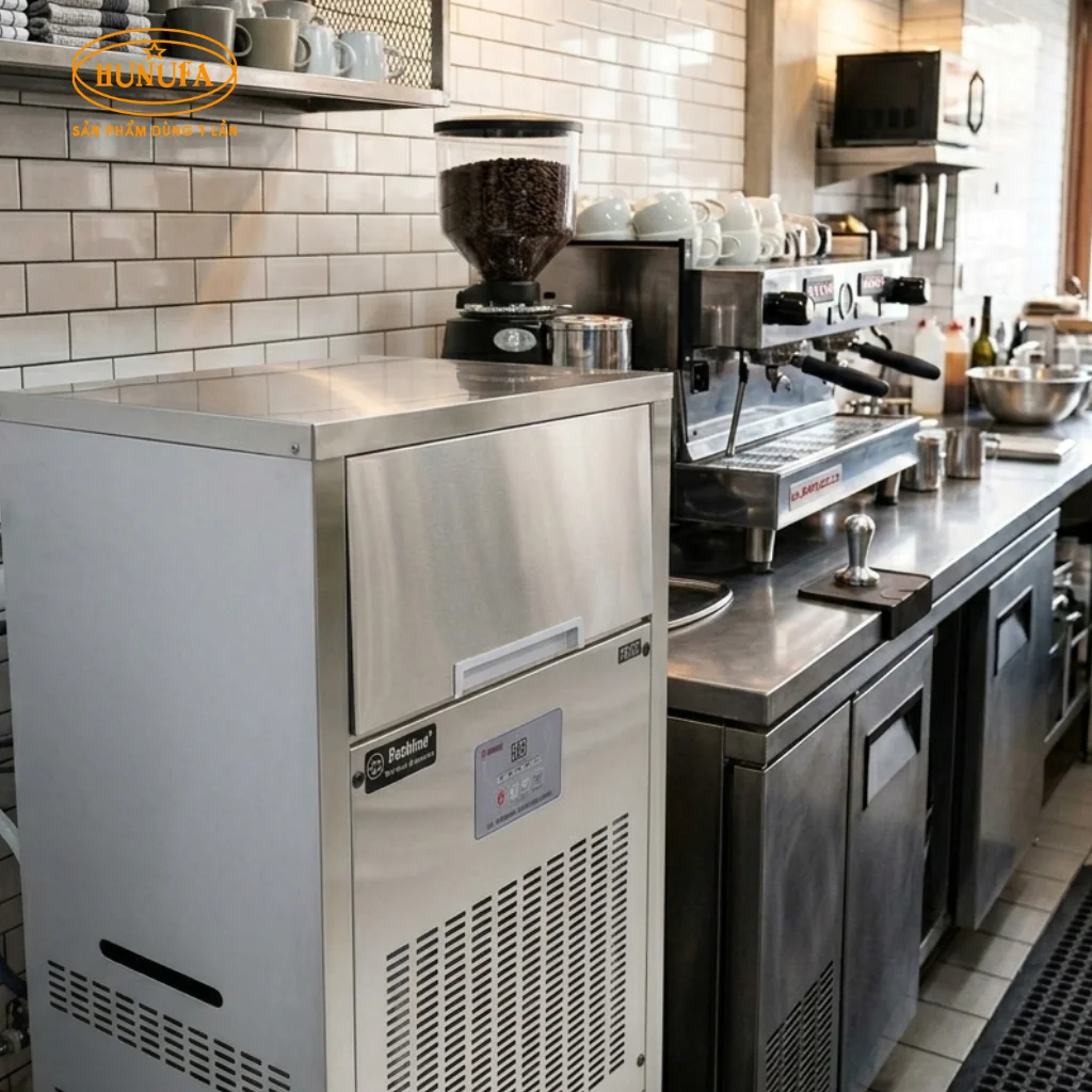 Top 6 máy làm đá cho quán cafe bền tốt và kinh nghiệm chọn mua cho người mới