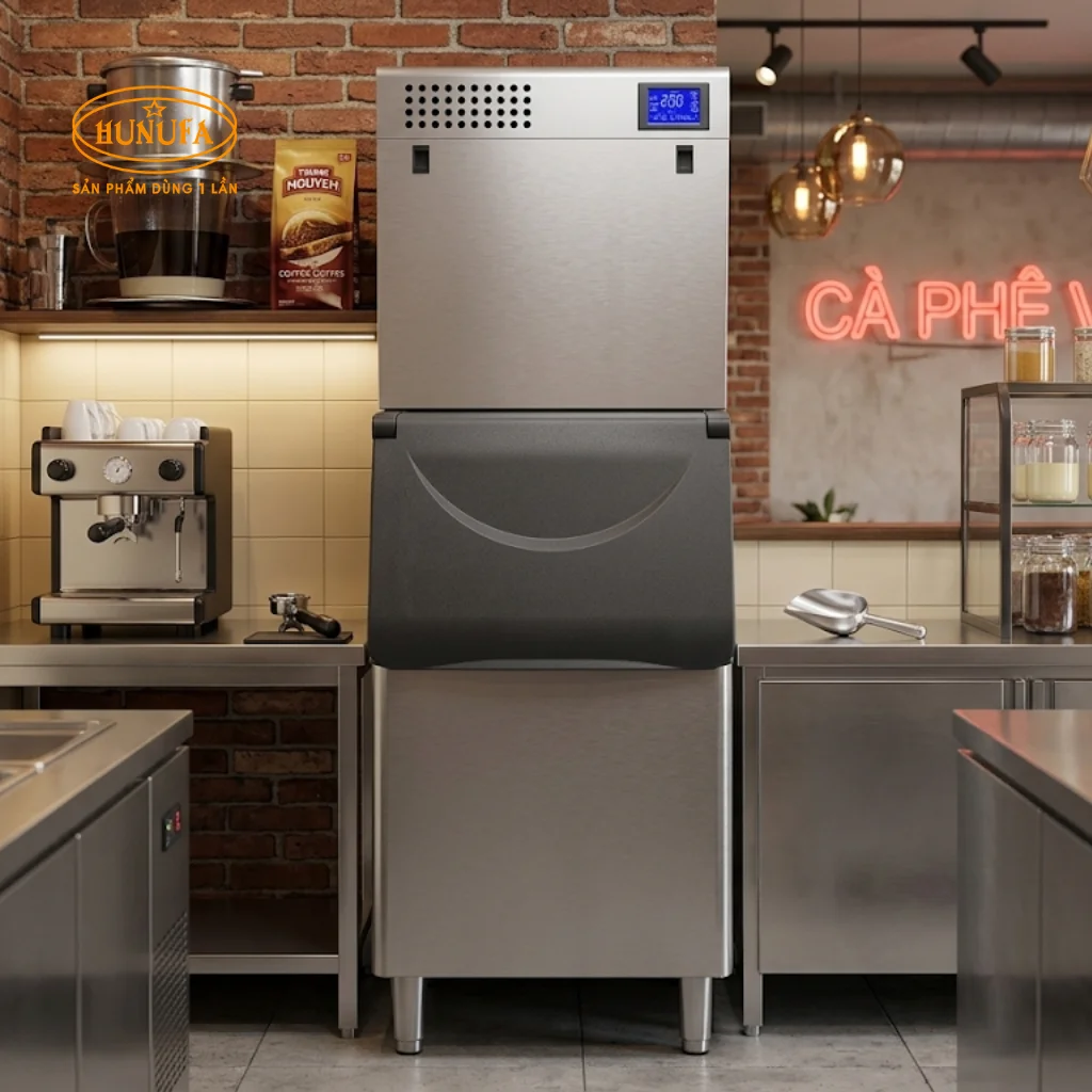 Top 6 máy làm đá cho quán cafe bền tốt và kinh nghiệm chọn mua cho người mới