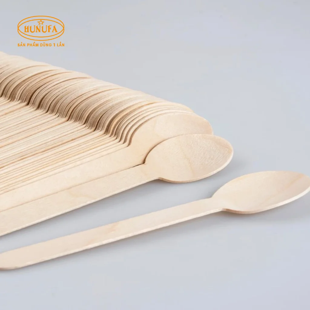 Muỗng gỗ dùng 1 lần tiện lợi, chất lượng, giá sỉ lẻ tốt