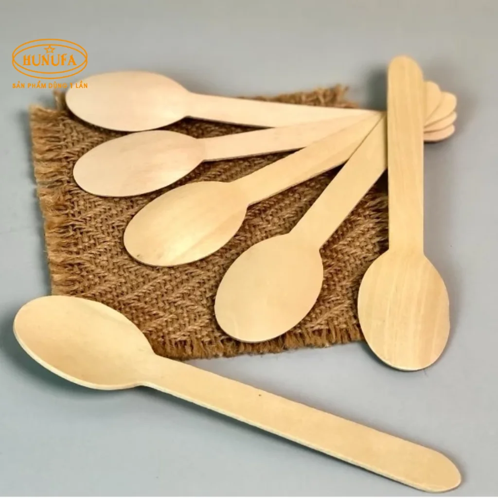 Muỗng gỗ dùng 1 lần tiện lợi, chất lượng, giá sỉ lẻ tốt