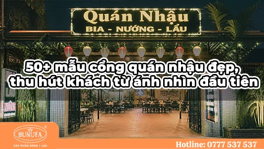 mẫu cổng quán nhậu đẹp