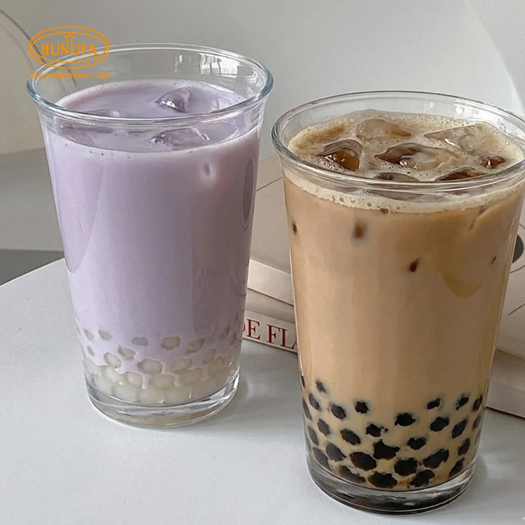 Tổng hợp các mẫu ly trà sữa thủy tinh đẹp, ấn tượng và độc đáo