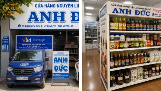 Top 5 cửa hàng cung cấp nguyên liệu pha chế ở An Giang