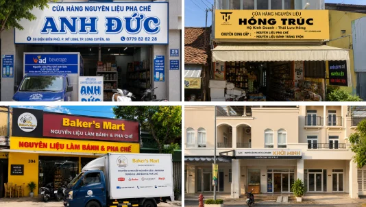 Top 5 cửa hàng cung cấp nguyên liệu pha chế ở An Giang