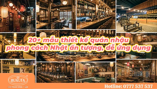 quán nhậu phong cách Nhật