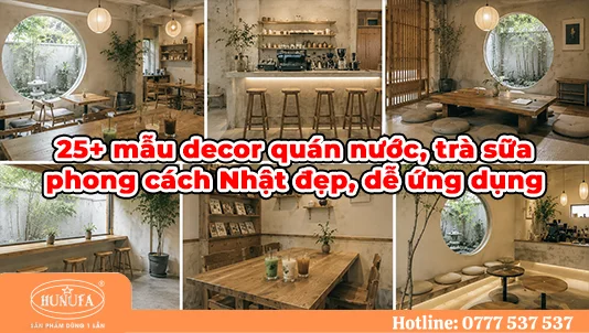 quán nước phong cách nhật, quán trà sữa phong cách nhật