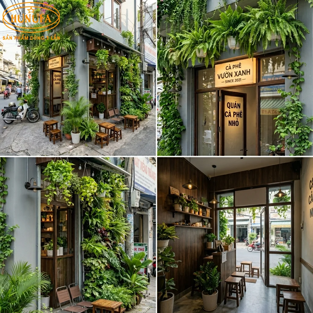 60+ Mẫu trang trí thiết kế quán cafe góc 2 mặt tiền đẹp