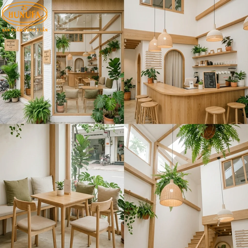 60+ Mẫu trang trí thiết kế quán cafe góc 2 mặt tiền đẹp