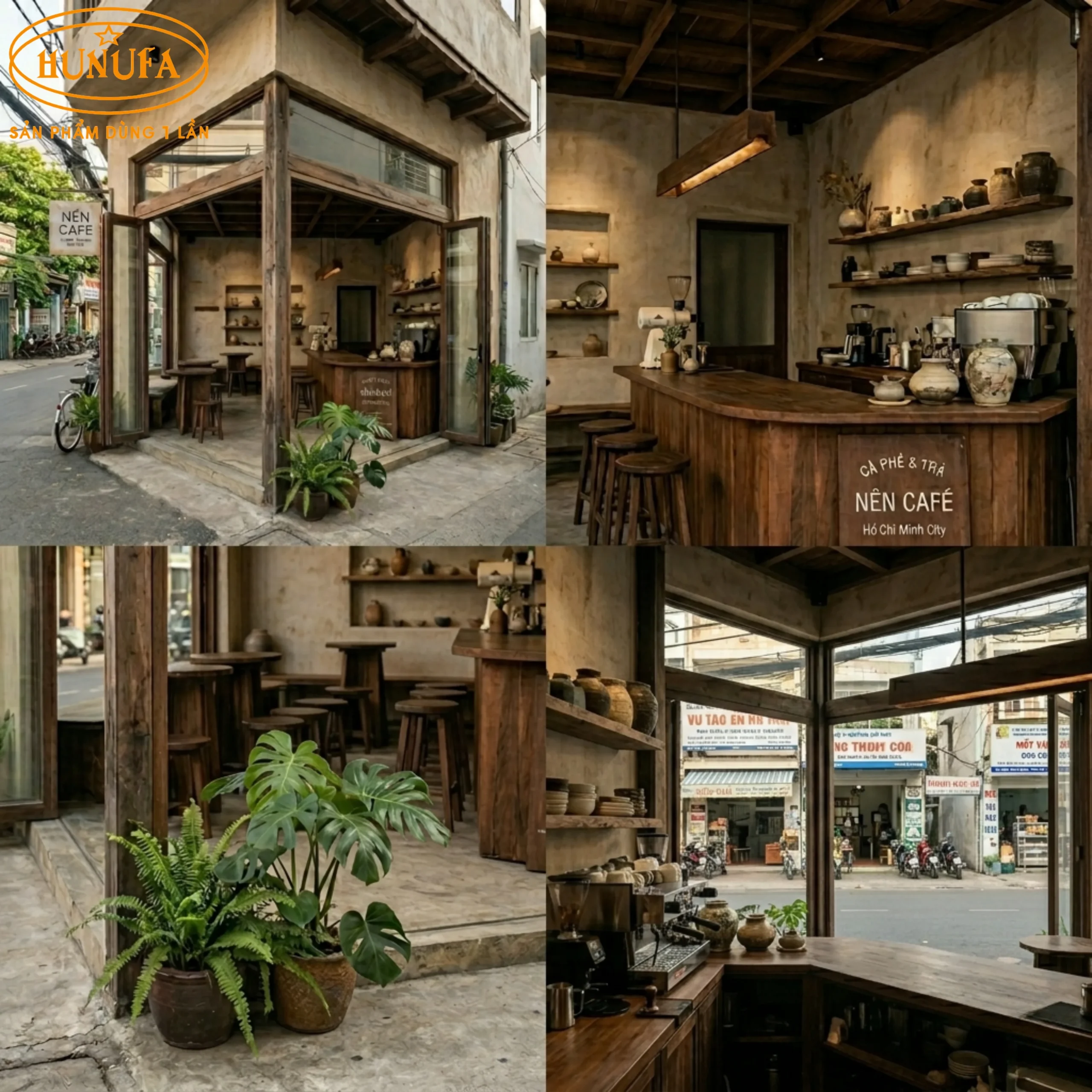 40+ Mẫu trang trí thiết kế quán cafe góc 2 mặt tiền đẹp