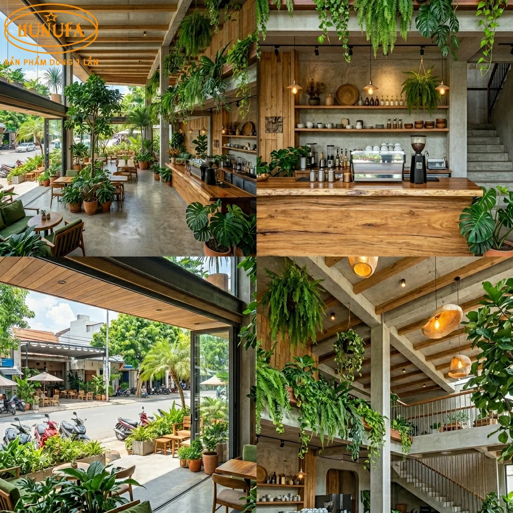 60+ Mẫu trang trí thiết kế quán cafe góc 2 mặt tiền đẹp