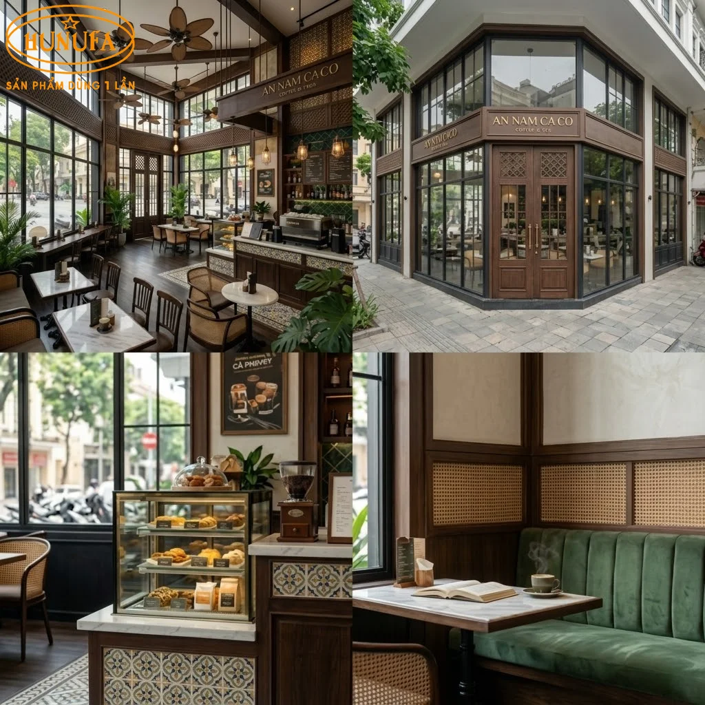 60+ Mẫu trang trí thiết kế quán cafe góc 2 mặt tiền đẹp