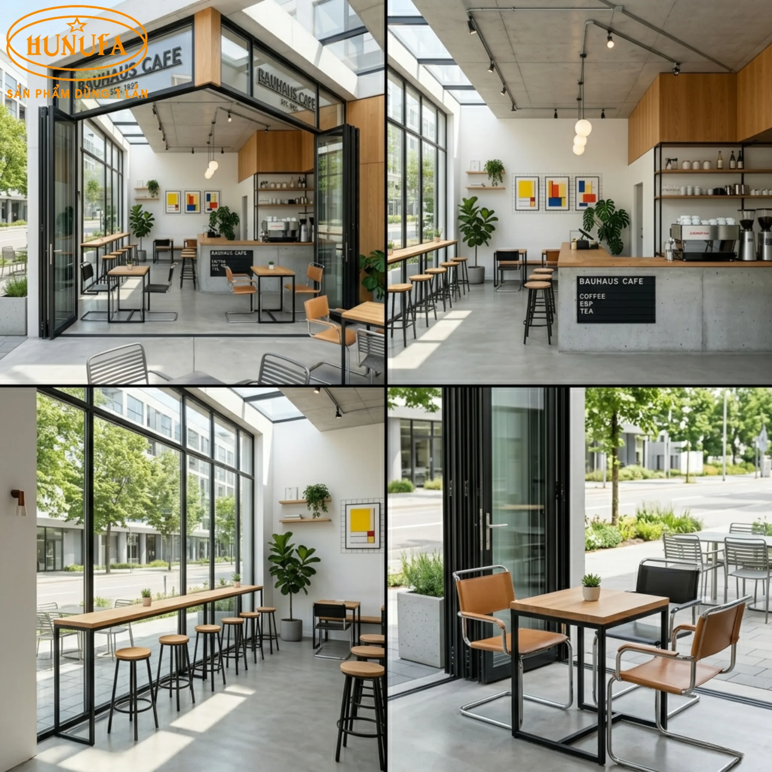 40+ Mẫu trang trí thiết kế quán cafe góc 2 mặt tiền đẹp
