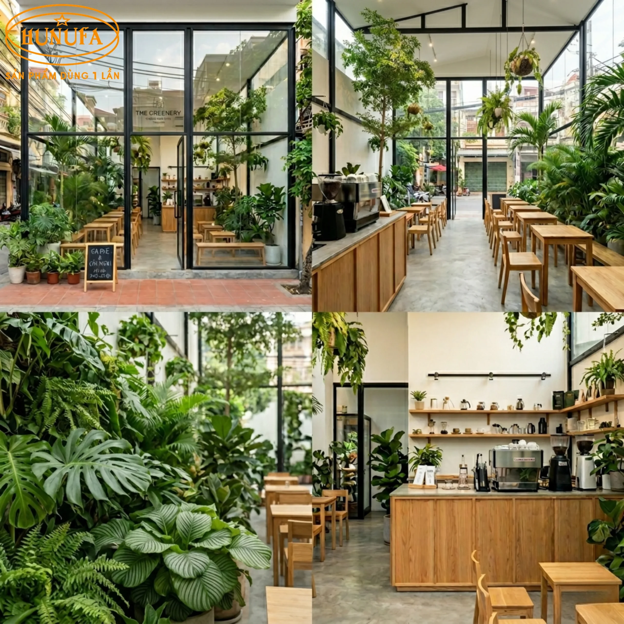 40+ Mẫu trang trí thiết kế quán cafe góc 2 mặt tiền đẹp