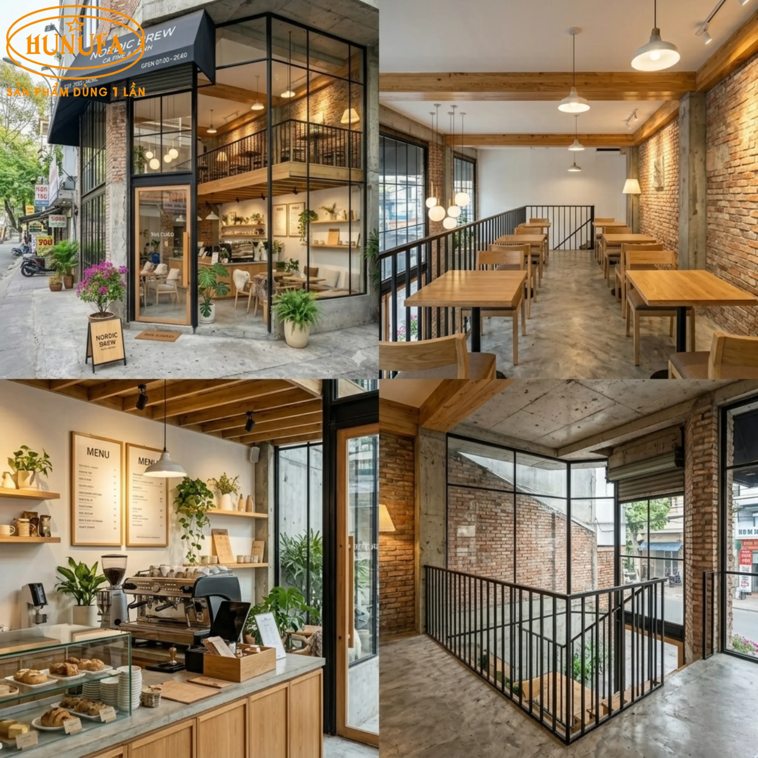 40+ Mẫu trang trí thiết kế quán cafe góc 2 mặt tiền đẹp
