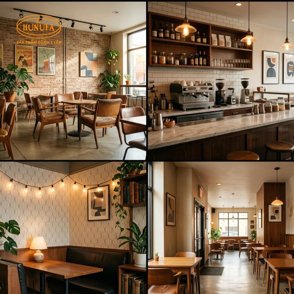 20+ Mẫu thiết kế quán cafe phong cách Retro đậm chất hoài niệm