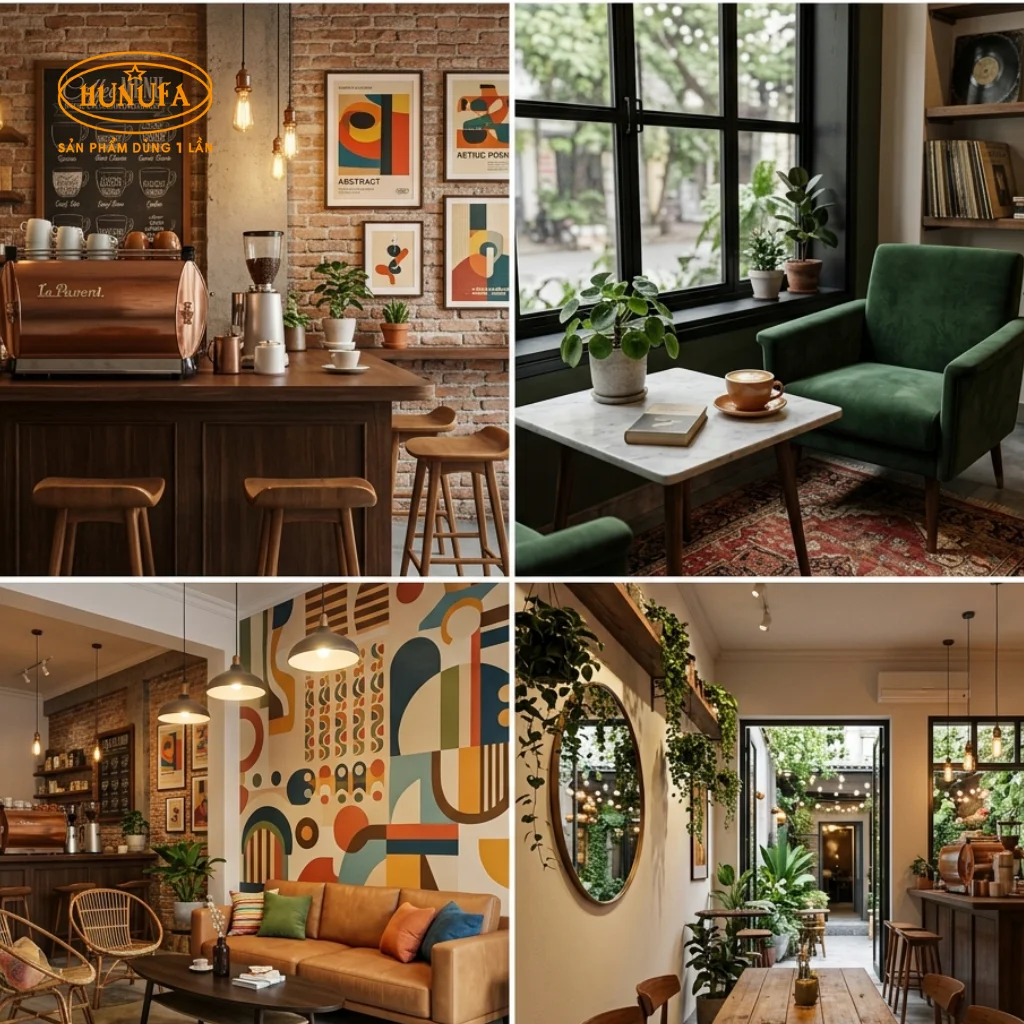 20+ Mẫu thiết kế quán cafe phong cách Retro đậm chất hoài niệm