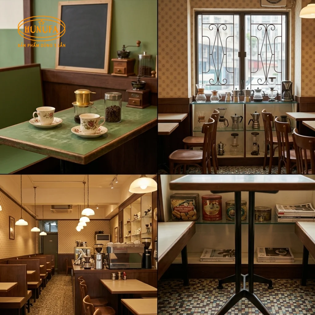 20+ Mẫu thiết kế quán cafe phong cách Retro đậm chất hoài niệm