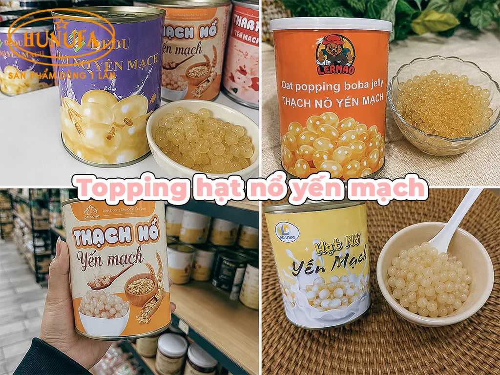 topping hạt nổ yến mạch